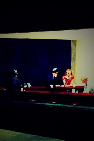 Ночное кафе обои