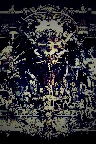 Адская скульптура обои