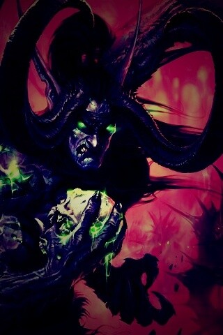 Иллидан из WoW BC обои