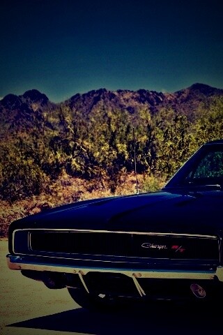 Черный Додж обои