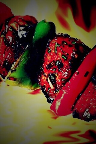 Сочный шашлычок обои