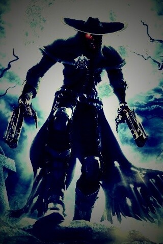 Мертвец с пистолетами обои