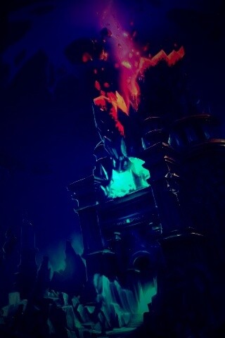 Вход в вулканический храм обои