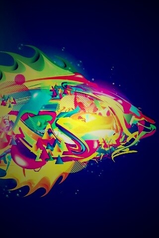 Абстрактная рыба обои