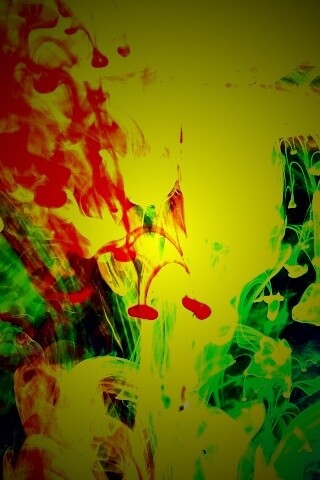 Краска растворяется в воде обои