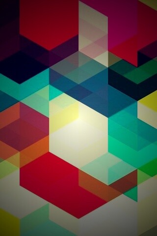 Разноцветные параллелограммы обои