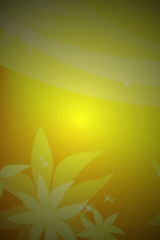 Оранжевый цветочный фон обои