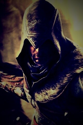 Ассасин перед атакой обои