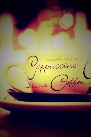 Чашечка капучино обои