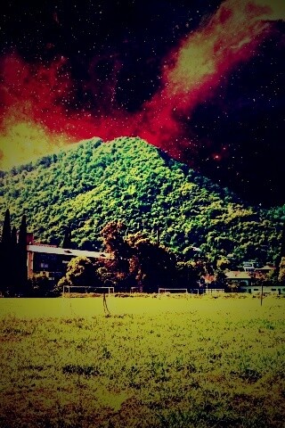 Под удивительным небом обои