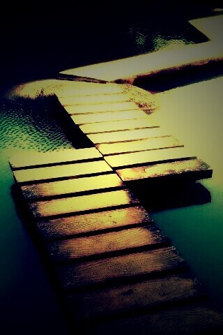 Дорожка над водой обои