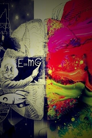 Логика против креатива обои