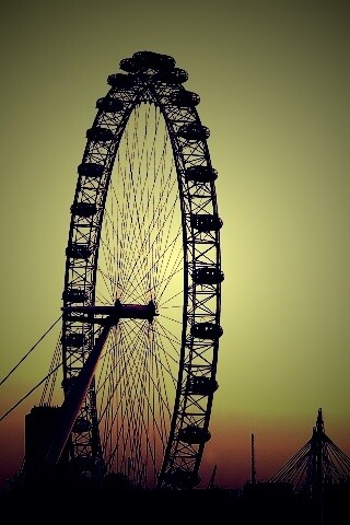 Силуэт Лондона обои