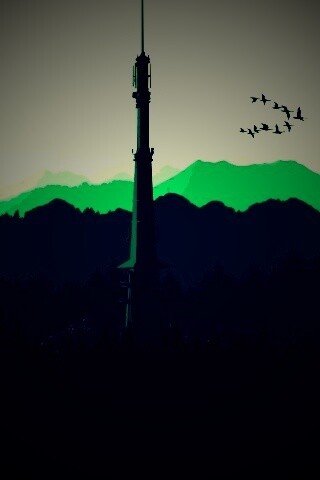 Зеленые горы обои