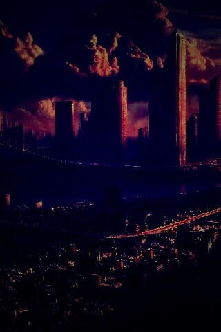 Город будущего обои