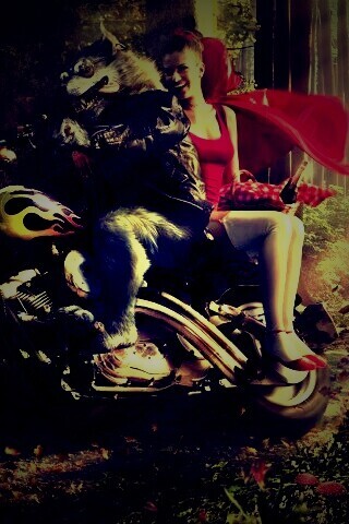 Красная шапочка по новому обои