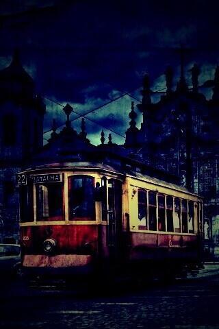 Старинный трамвай обои