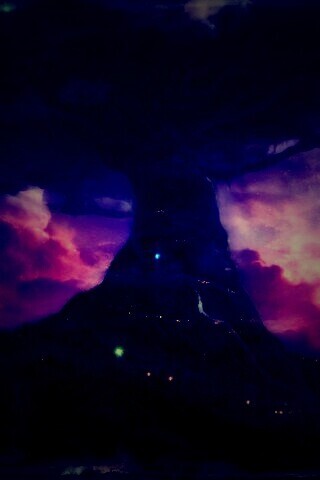 Дерево-город обои