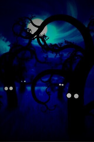 Страшно ночью в лесу обои