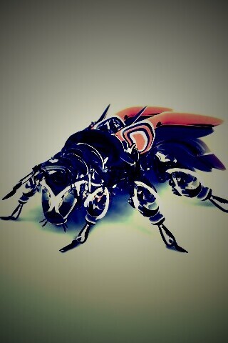 Кибер муха обои