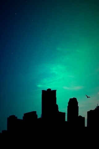 Ночной город обои