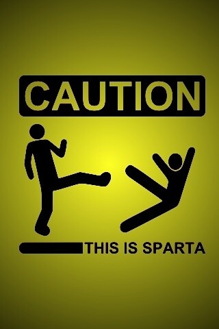Осторожно, это Спарта обои
