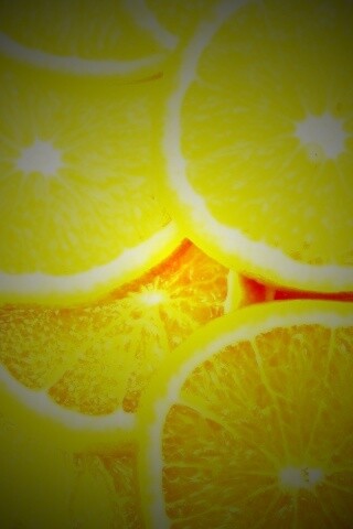 Апельсиновые дольки обои