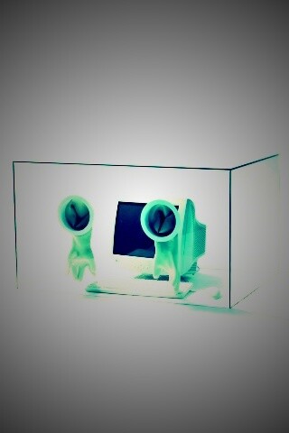 Зараженный компьютер обои