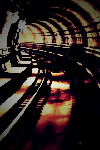 Тоннель метро обои