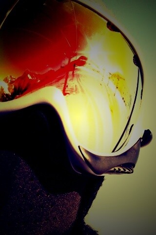 Маска сноубордиста обои