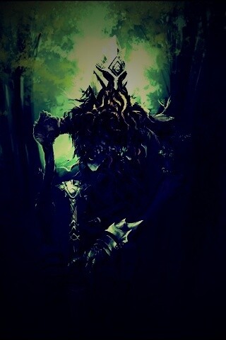 Зеленый король обои