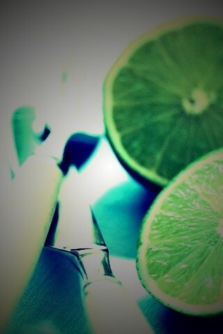 Нож, вилка и лайм обои