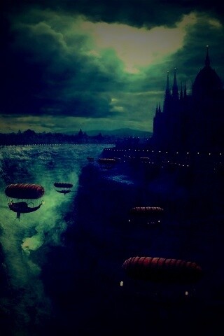 Фентезийный Будапешт обои