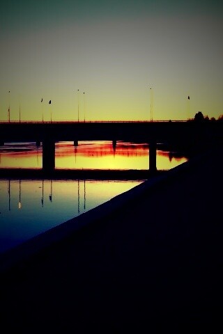 Живописный мост обои