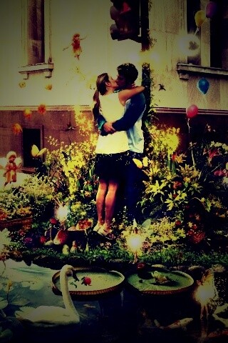 Волшебный поцелуй обои