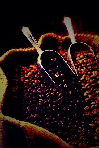 Мешок кофейных зерен обои