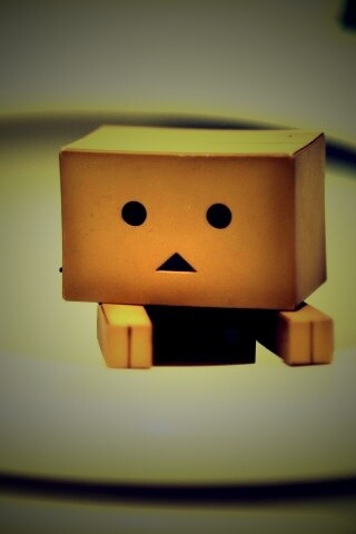 Danbo в унитазе обои