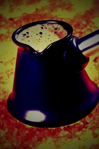 Кофе на углях обои