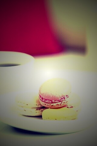 Кофе с пирожным обои