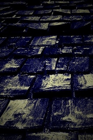 Деревянная крыша обои