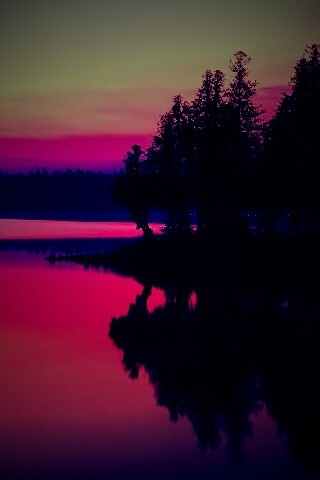 Вечерний пейзаж обои