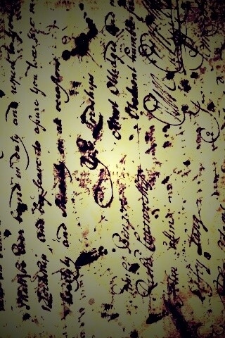 Старинное письмо обои