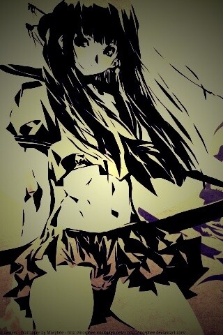 Девушка с мечом обои