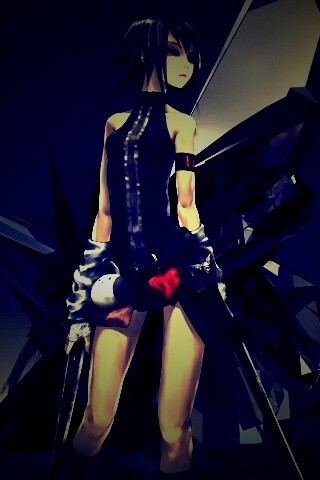 Девушка с двумя мечами обои