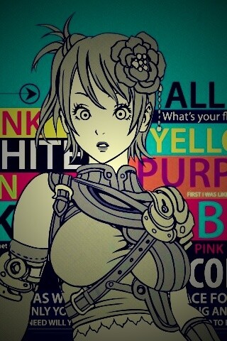 Раскрась её обои