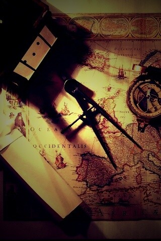 Карта путешественника обои