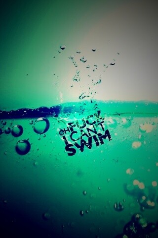 Oh fuck i cant swim обои