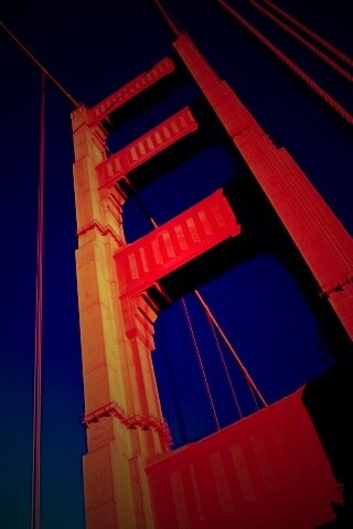 Опора моста Золотые Ворота обои