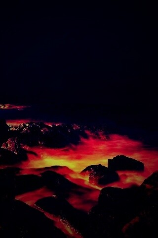 Светящиеся камни обои