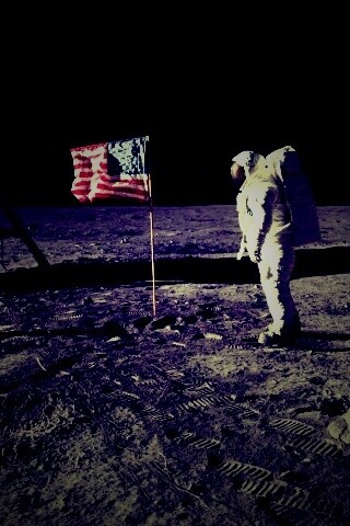 Высадка американцев на Луну обои